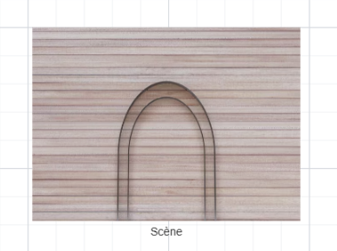 Pictogramme Scène pour plan de salle de spectacle, Billettera