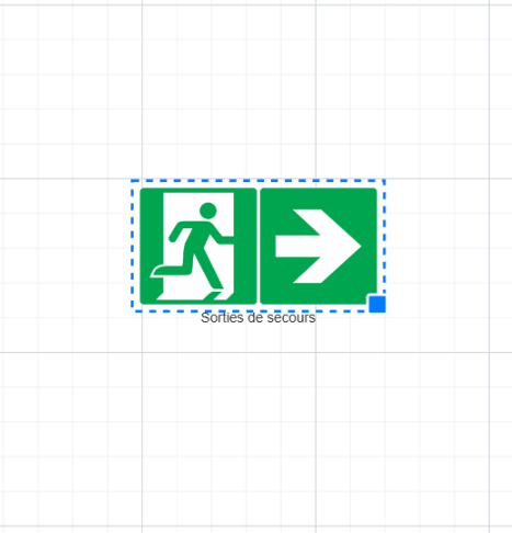 Pictogramme Sortie de secours pour plan de salle, Billettera