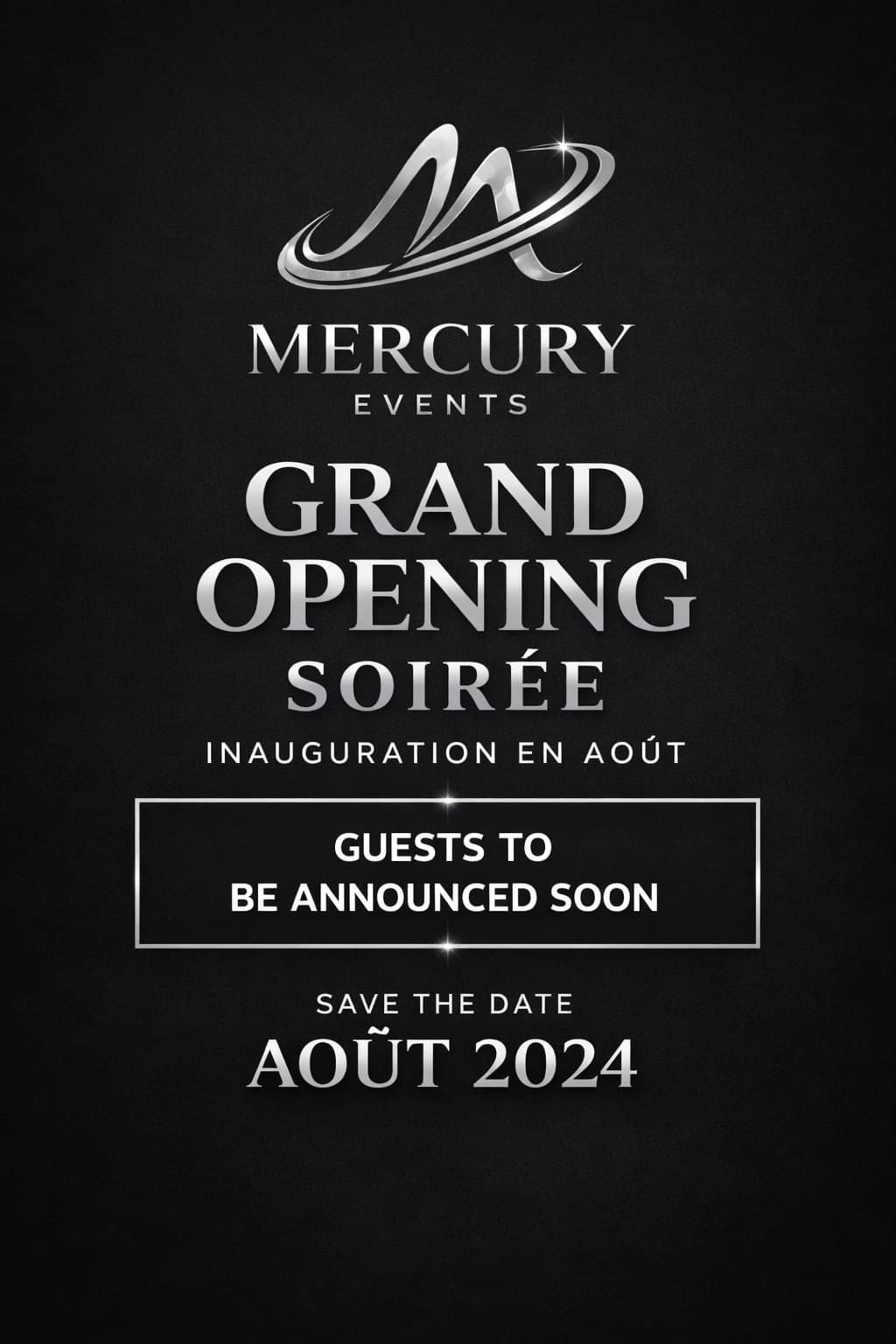 Ouverture Mercury Events