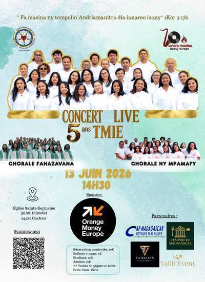 Concert Live 5 ans TMIE