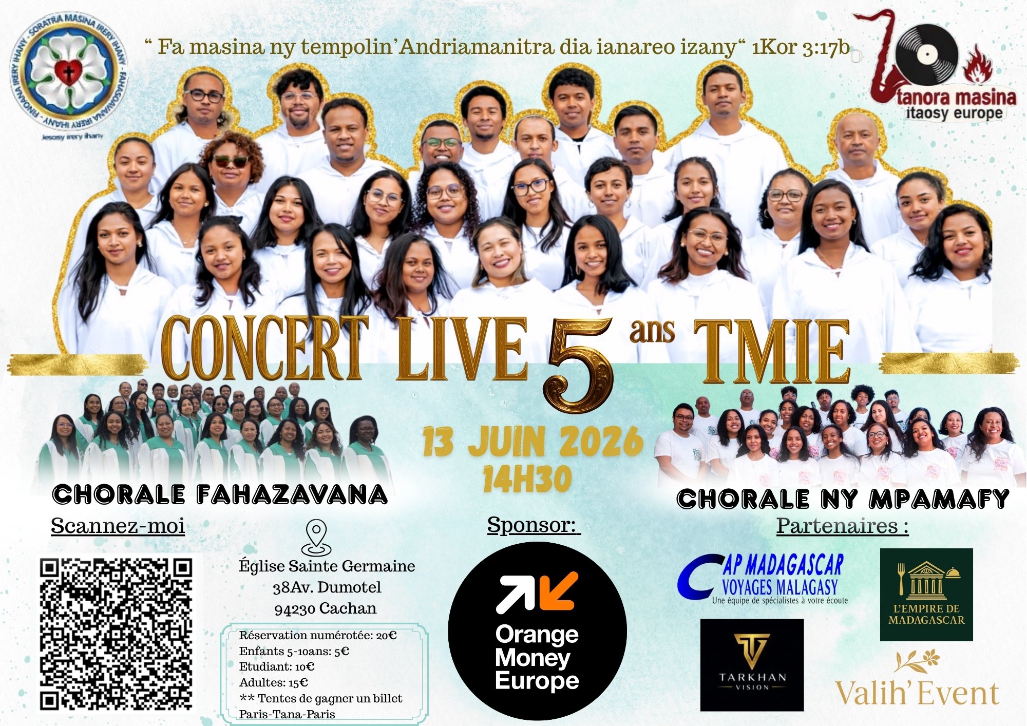 Concert Live 5 ans TMIE