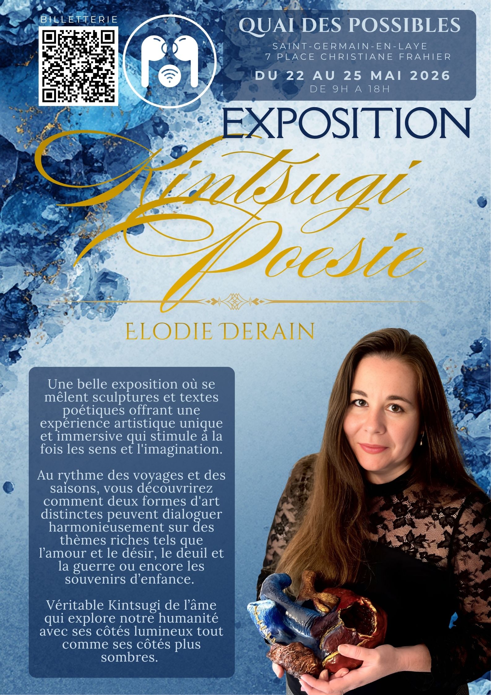 Exposition Kintsugi Poesie — 22 mai 2026
