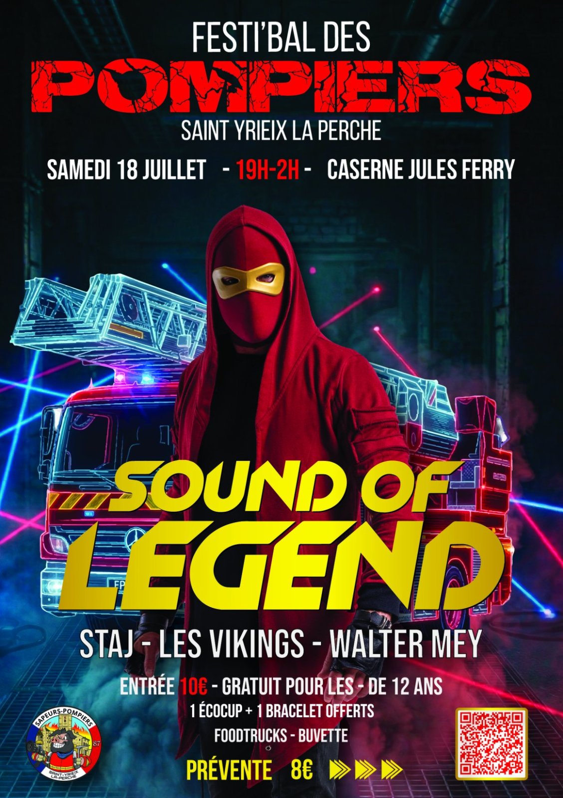 FESTI'BAL DES POMPIERS — 18 juillet 2026