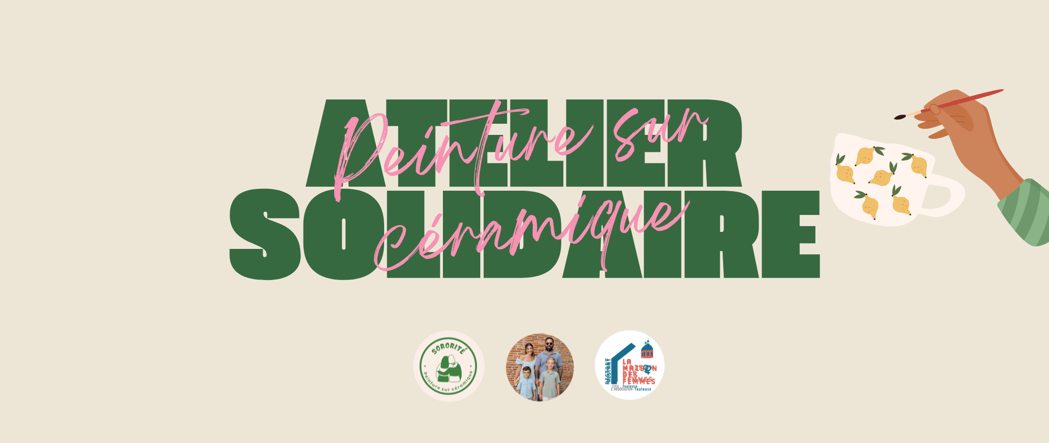 ATELIER SOLIDAIRE - Peinture sur Céramique