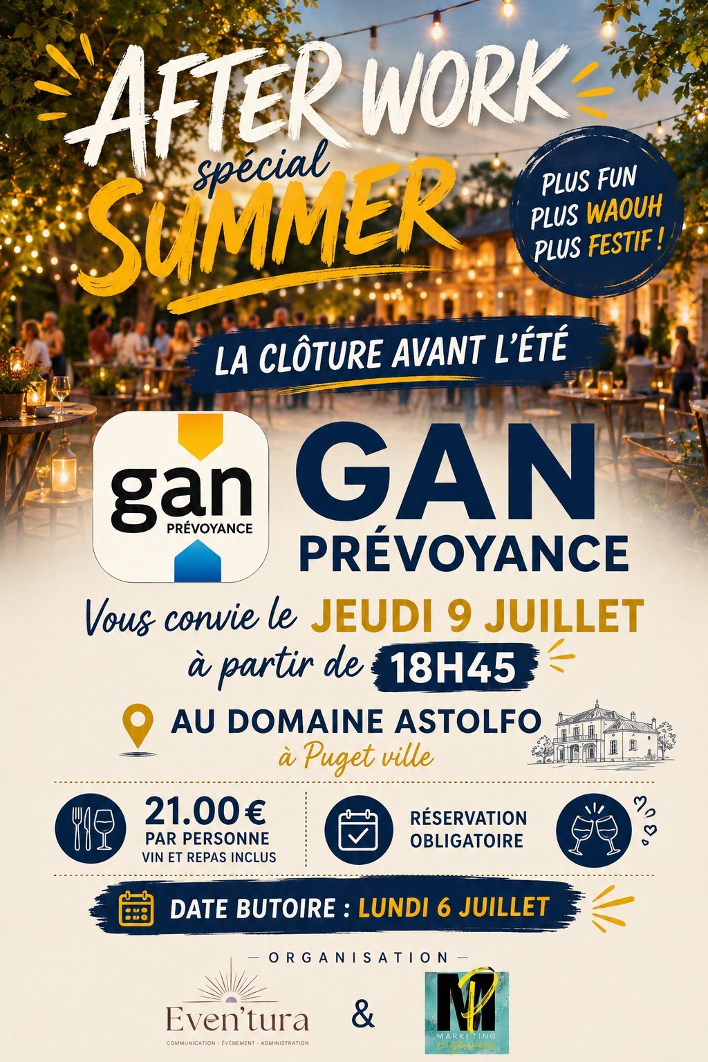After work Summer - Gan Prévoyance — 09 juillet 2026