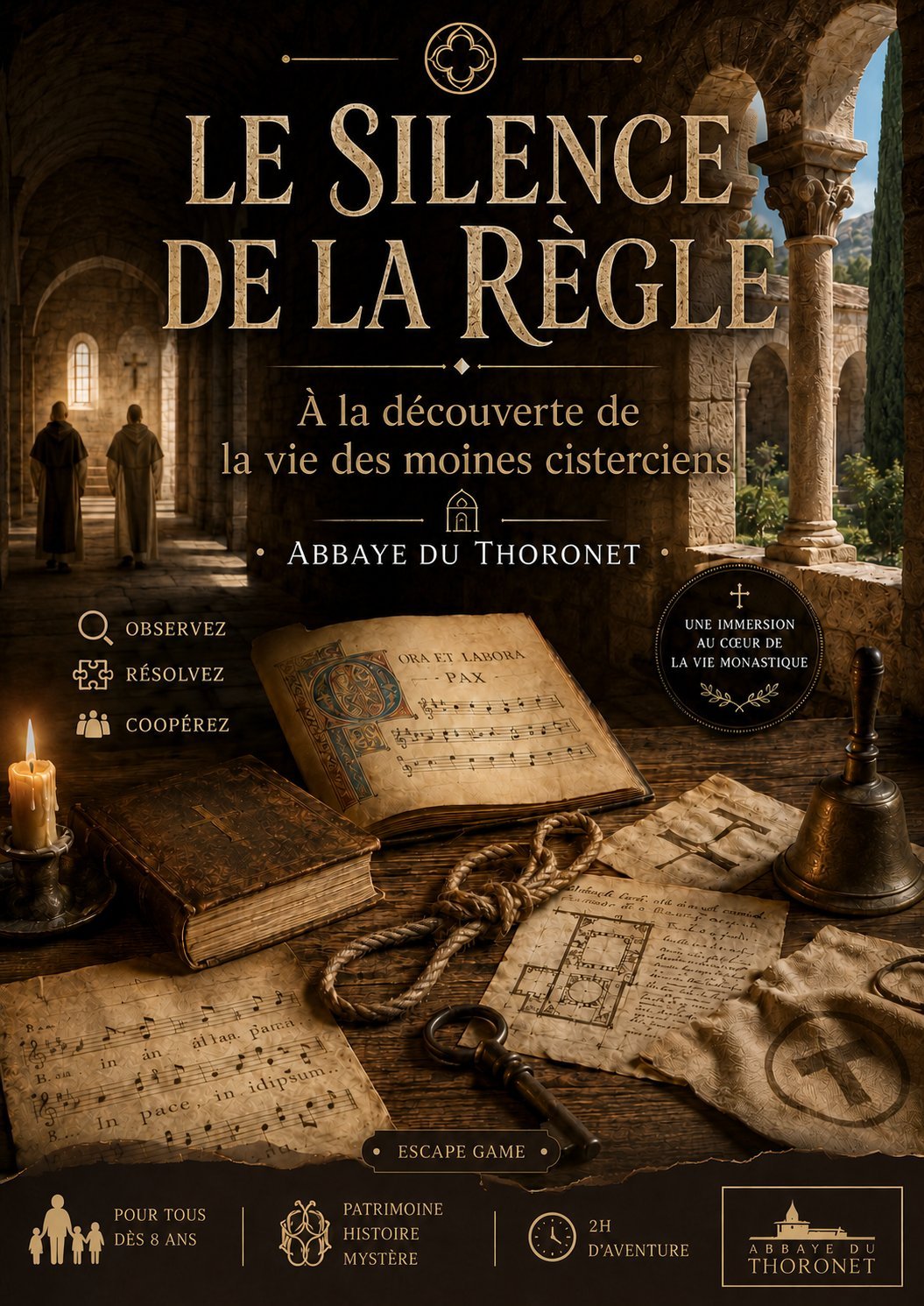 Escape Game à l'Abbaye du Thoronet — 17 October 2026